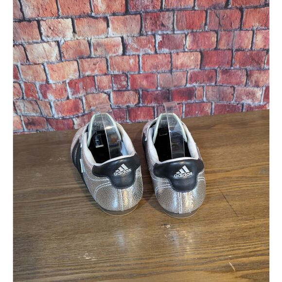 Adidas Taekwondo Silver Metallic Core Black Size women's 8.5 - Picture 14 of 14